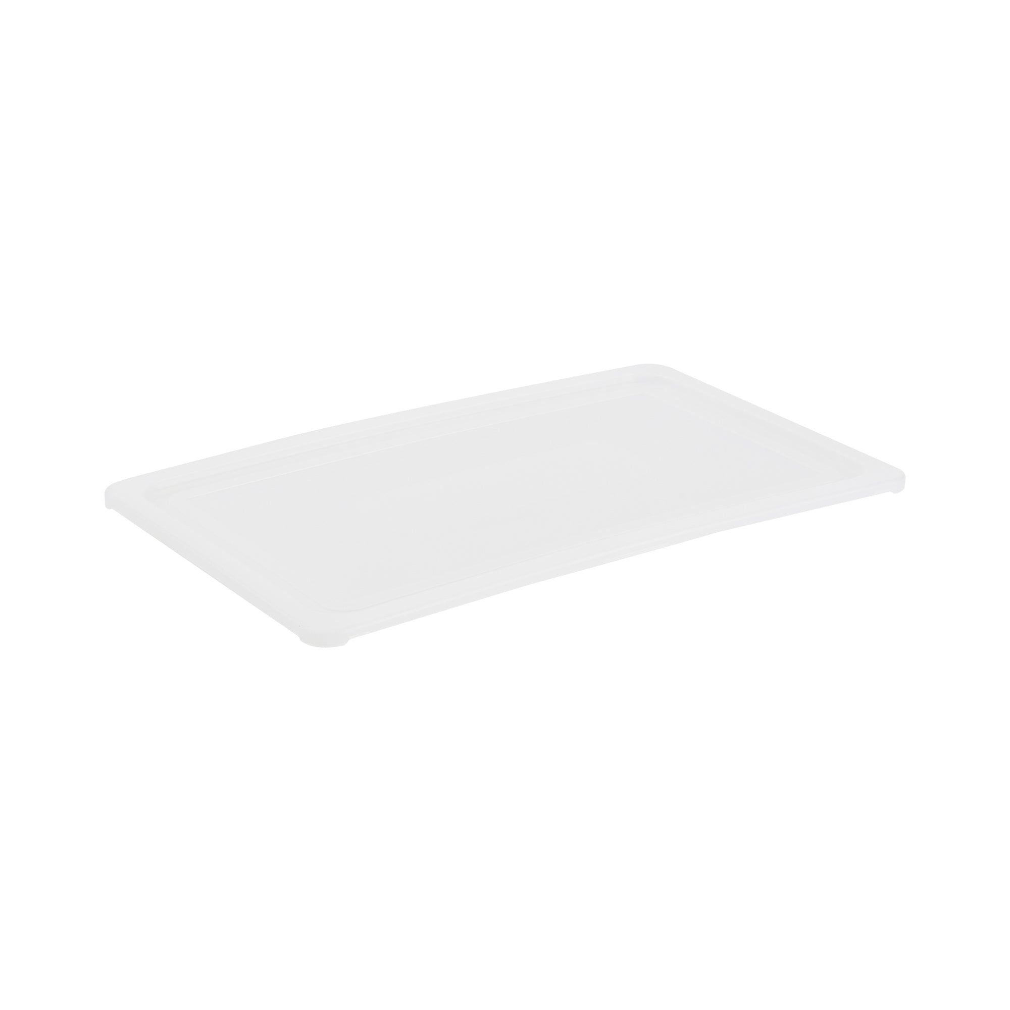 Met Lux Rectangle Clear Polypropylene Lid - Fits Full Size Pan - 20 3/4" x 13" - 10 count box