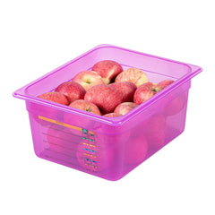 Met Lux Purple Allergen-Free Polypropylene Half Size Food Pan - 6