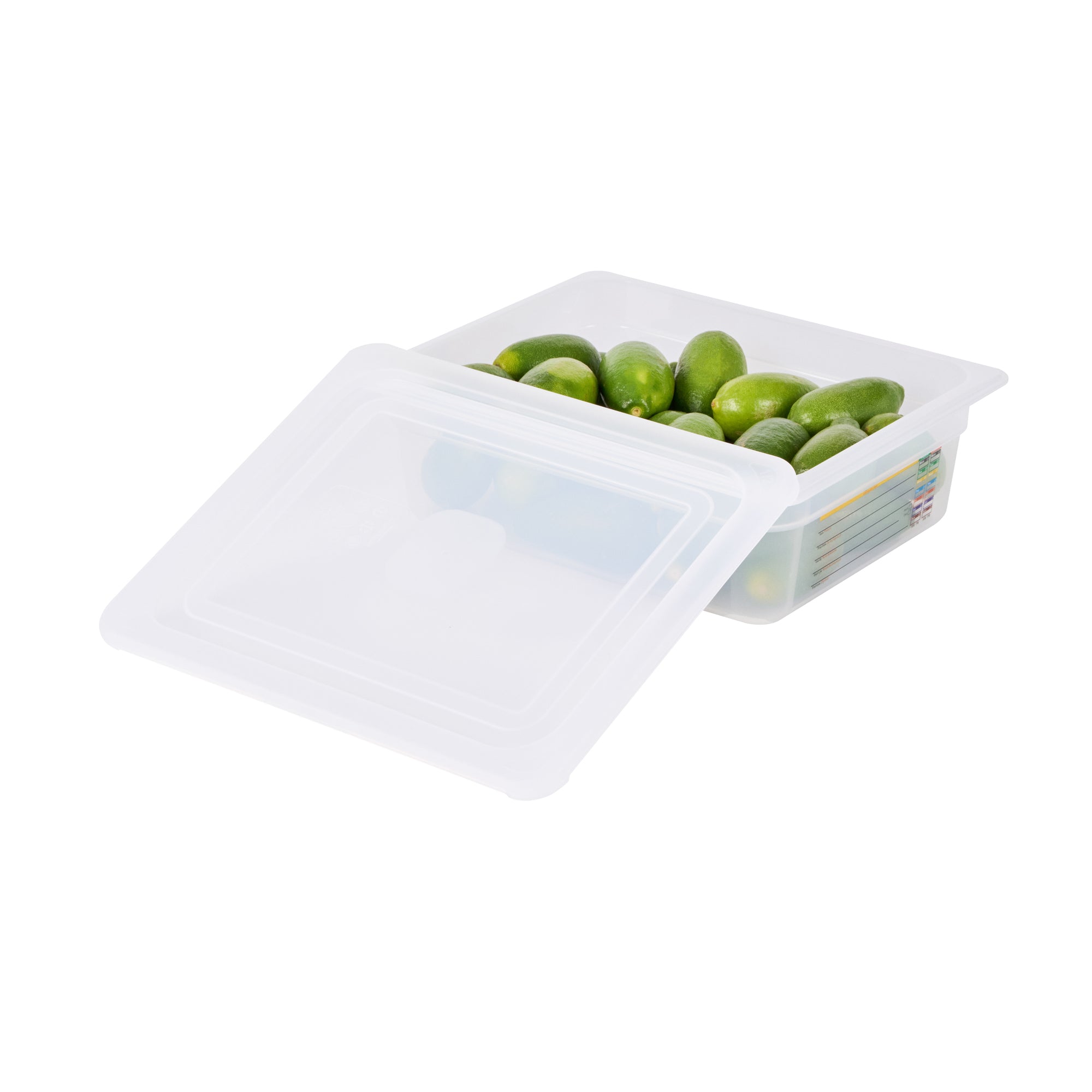 Met Lux Rectangle Clear Polypropylene Lid - Fits Half Size Pan - 12 3/4" x 10 1/2" - 10 count box