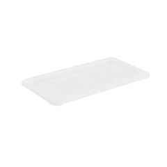 Met Lux Rectangle Clear Polypropylene Lid - Fits 1/3 Size Food Pan - 12 3/4