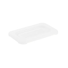 Met Lux Rectangle Clear Polypropylene Lid - Fits 1/9 Size Food Pan - 7