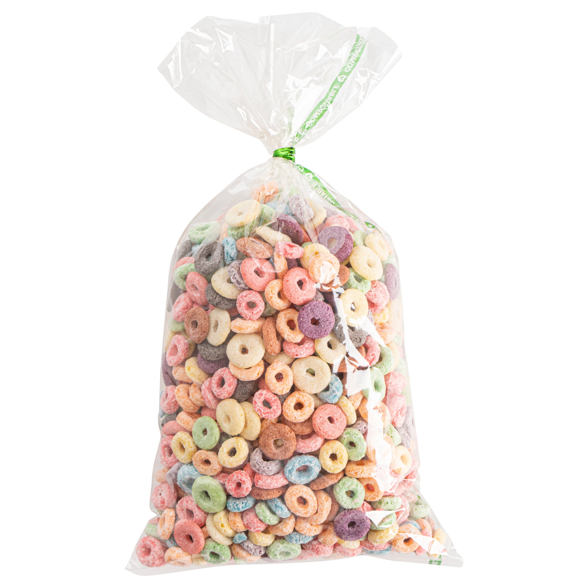 Basic Nature Clear Plastic Bag - No Flap, Home Compostable, High Clarity, Heat Sealable - 14" x 7" - 100 count box