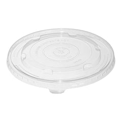 Sustain Round Clear Plastic Lid - Fits 37 & 44 oz Take Out Container - 50 count box