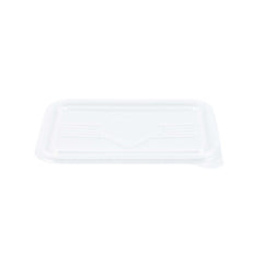 Bento Tek Rectangle Clear Plastic Lid - Fits 16, 22, 30 oz To Go Box - 7 1/4