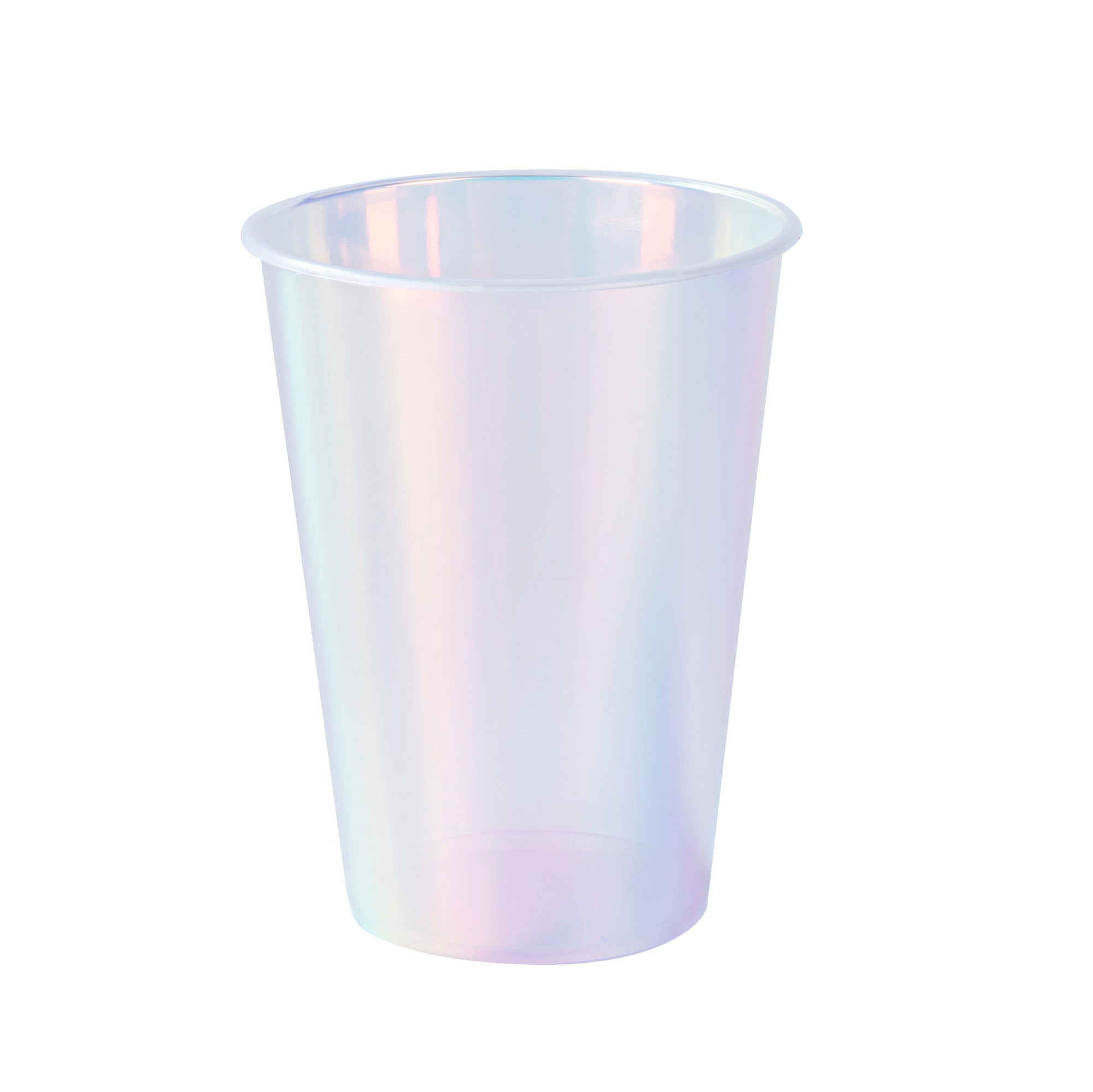 Bev Tek 12 oz Iridescent Plastic Hot / Cold Drinking Cup - 25 count box