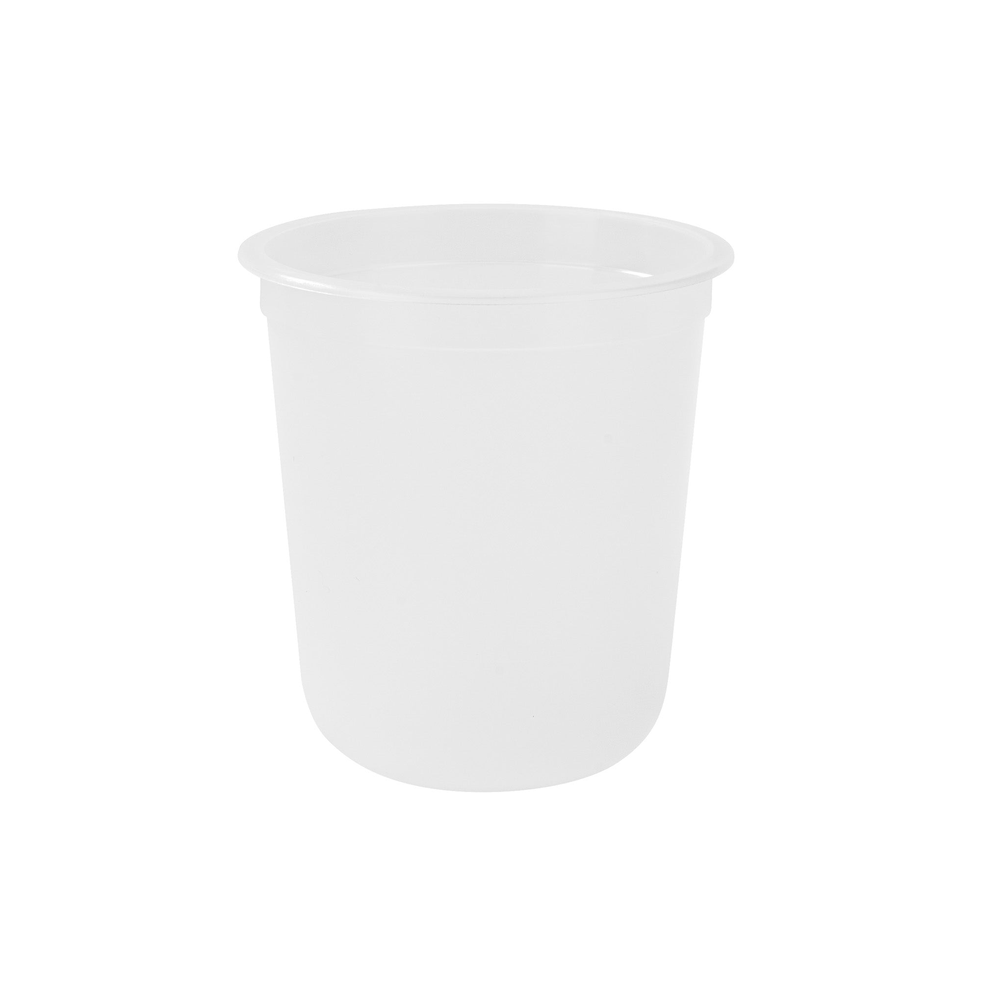 Bev Tek 13 oz U-Shape Frosted Plastic Hot / Cold Drinking Cup - 25 count box