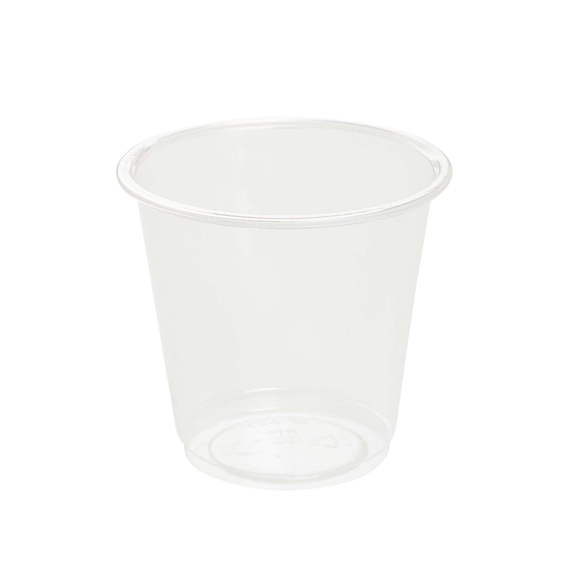 Basic Nature 3 oz Clear PLA Plastic Portion Cup - Compostable - 2000 count box