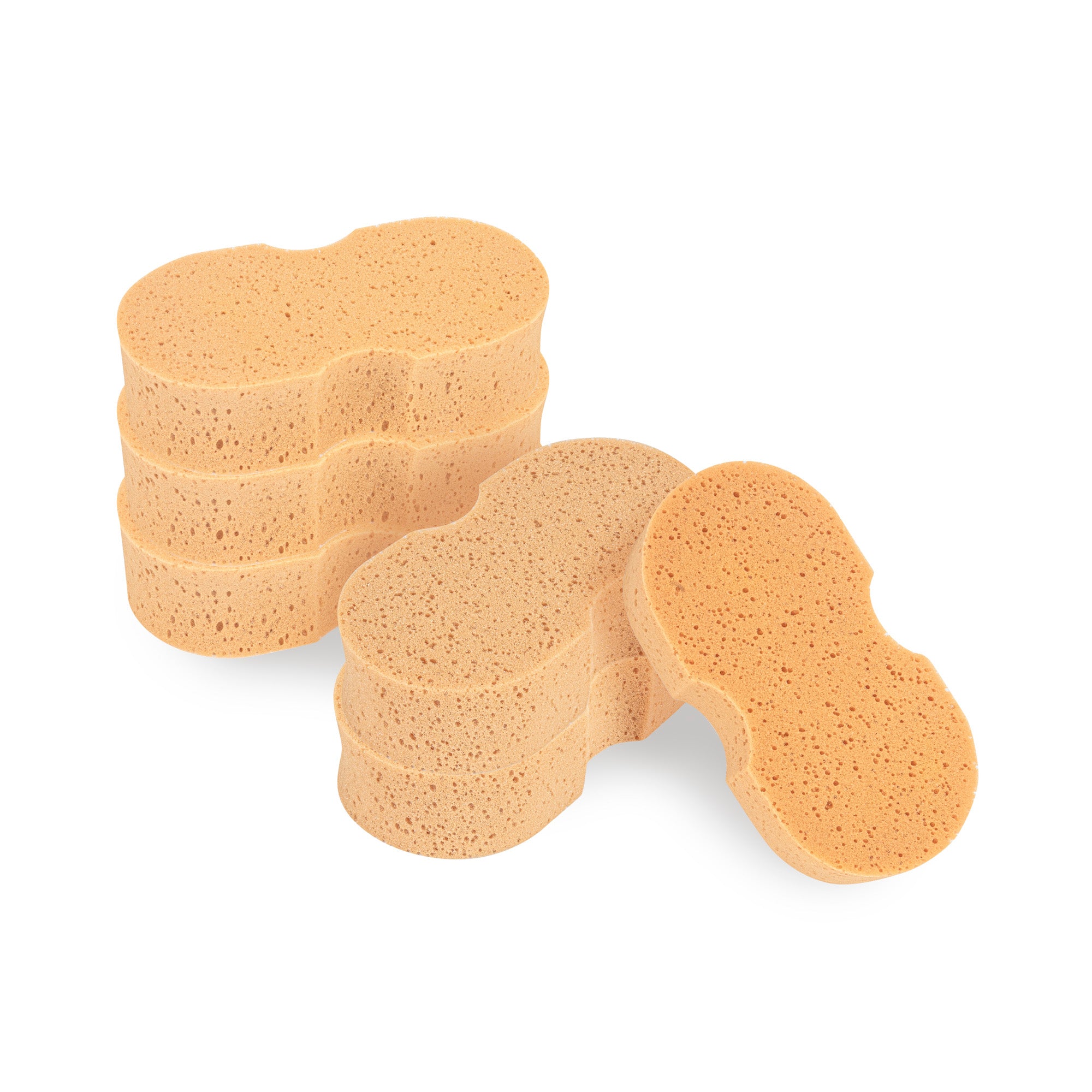 Clean Tek Professional Jumbo Beige Sponge - 8 3/4" x 4 1/4" x 2 1/4" - 100 count box
