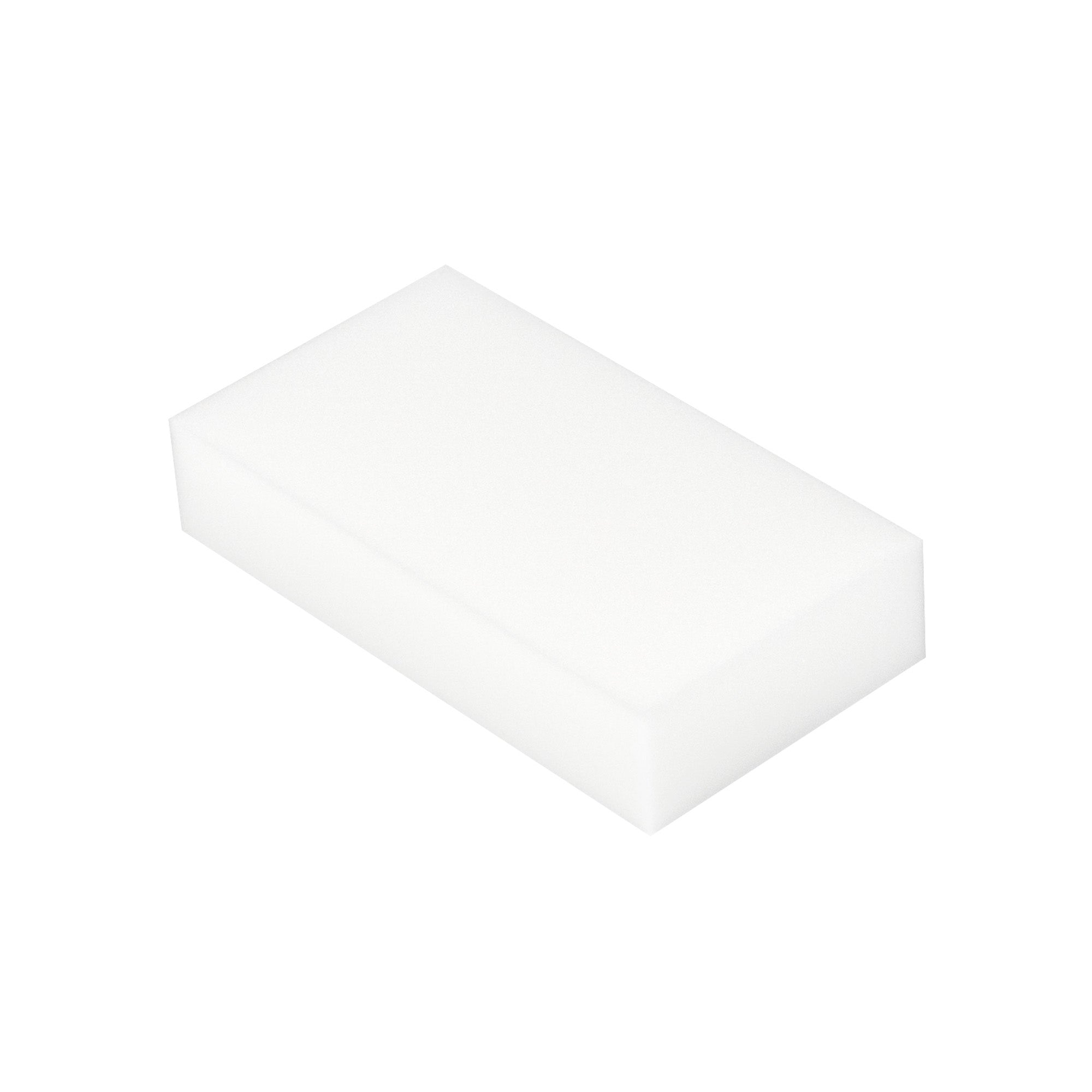 Clean Tek Professional White Eraser Sponge - 4 3/4" x 2 1/2" x 1" - 60 count box