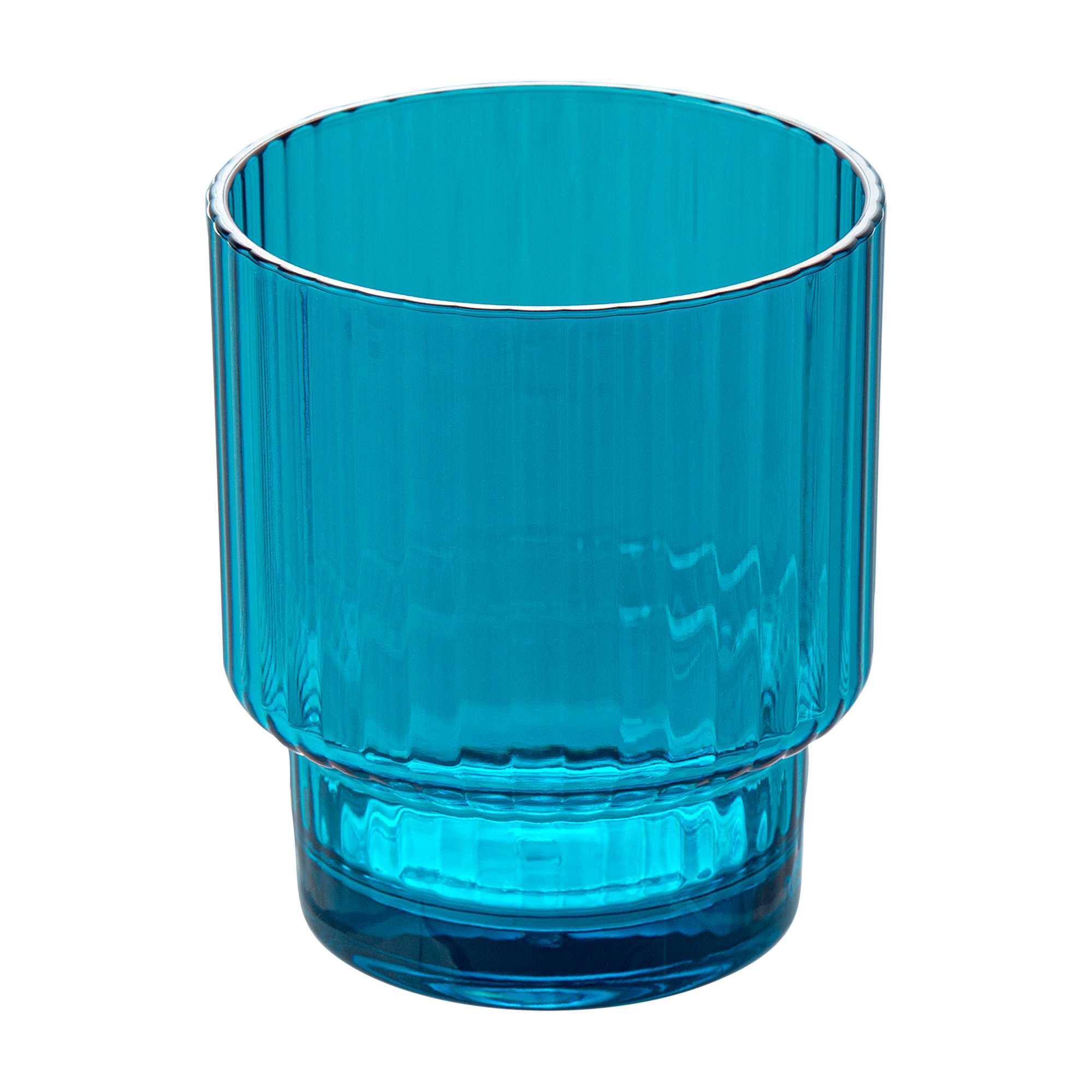 Bev Tek 11 oz Blue SAN Plastic Tumbler - Stackable - 48 count box