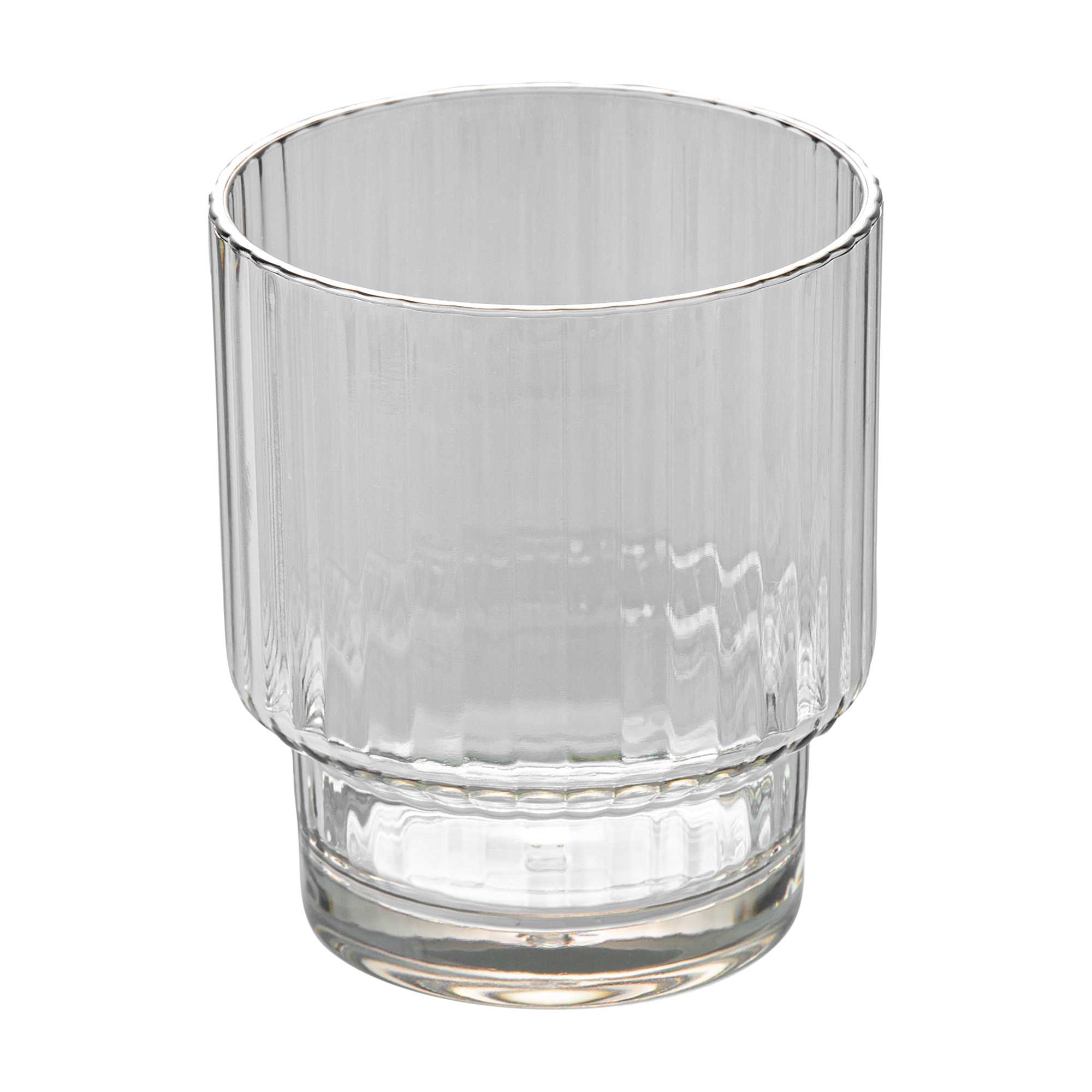Bev Tek 11 oz Clear SAN Plastic Tumbler - Stackable - 48 count box