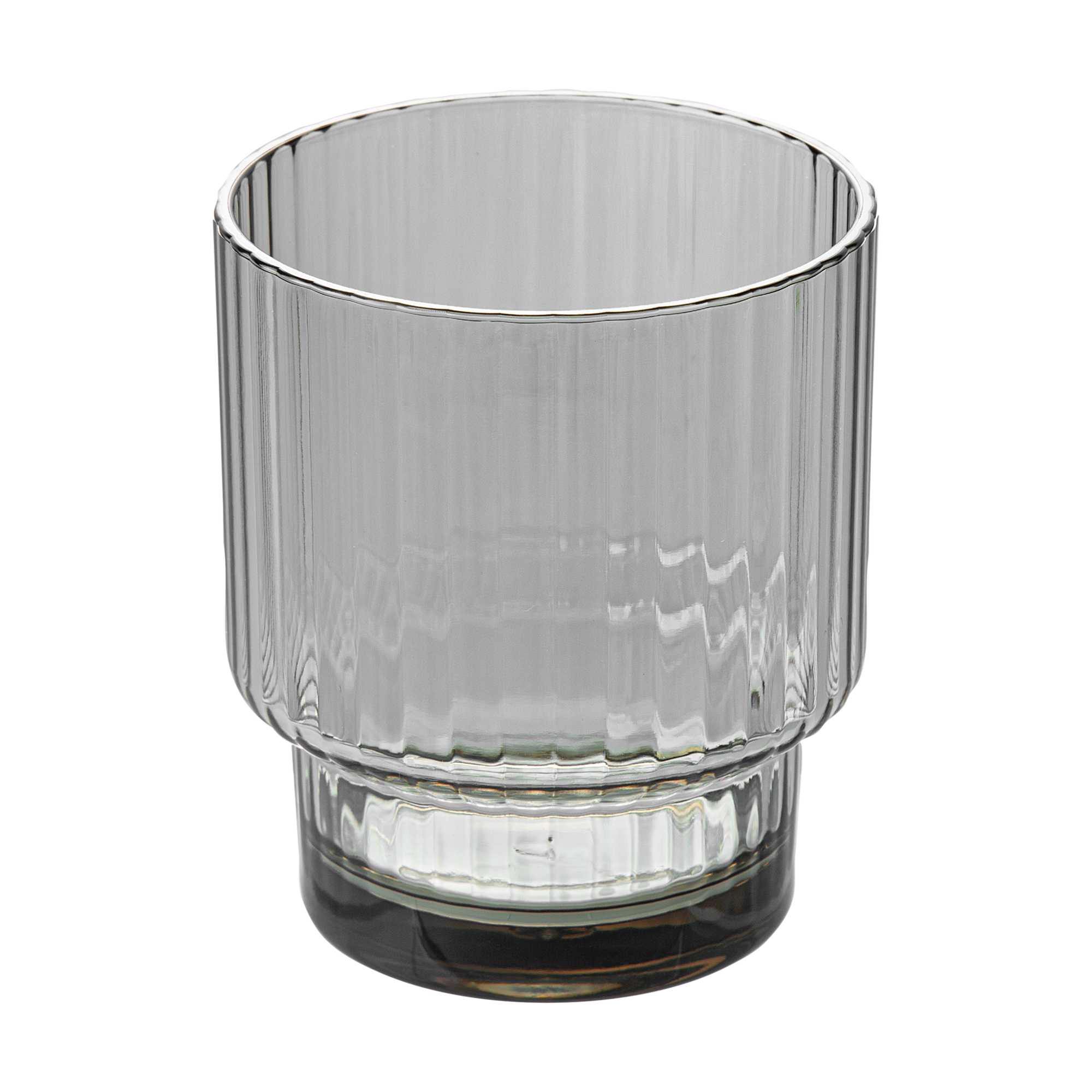 Bev Tek 11 oz Gray SAN Plastic Tumbler - Stackable - 48 count box