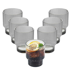 Bev Tek 11 oz Gray SAN Plastic Tumbler - Stackable - 48 count box