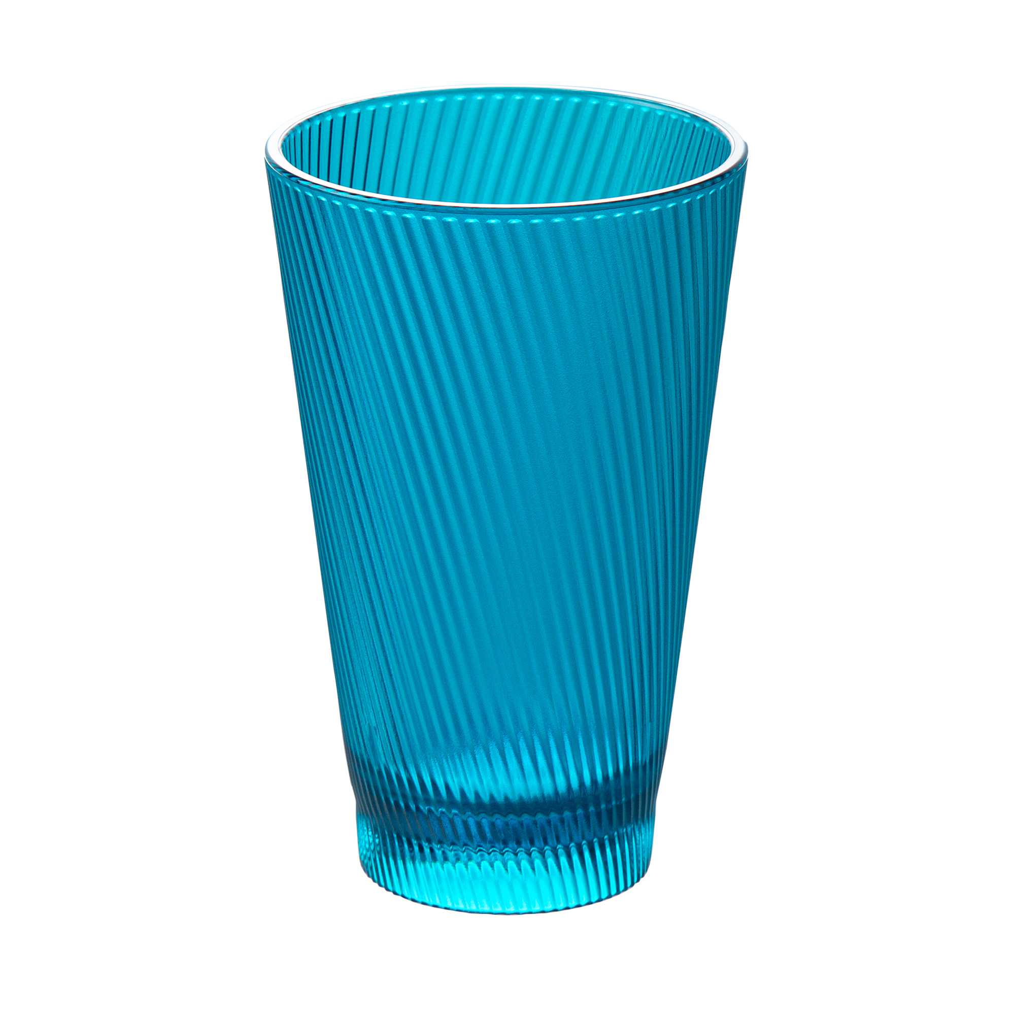 Bev Tek 14 oz Blue SAN Plastic Tumbler - 48 count box