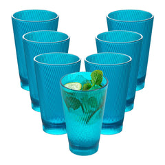 Bev Tek 14 oz Blue SAN Plastic Tumbler - 48 count box