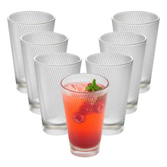 Bev Tek 14 oz Clear SAN Plastic Tumbler - 6 count box