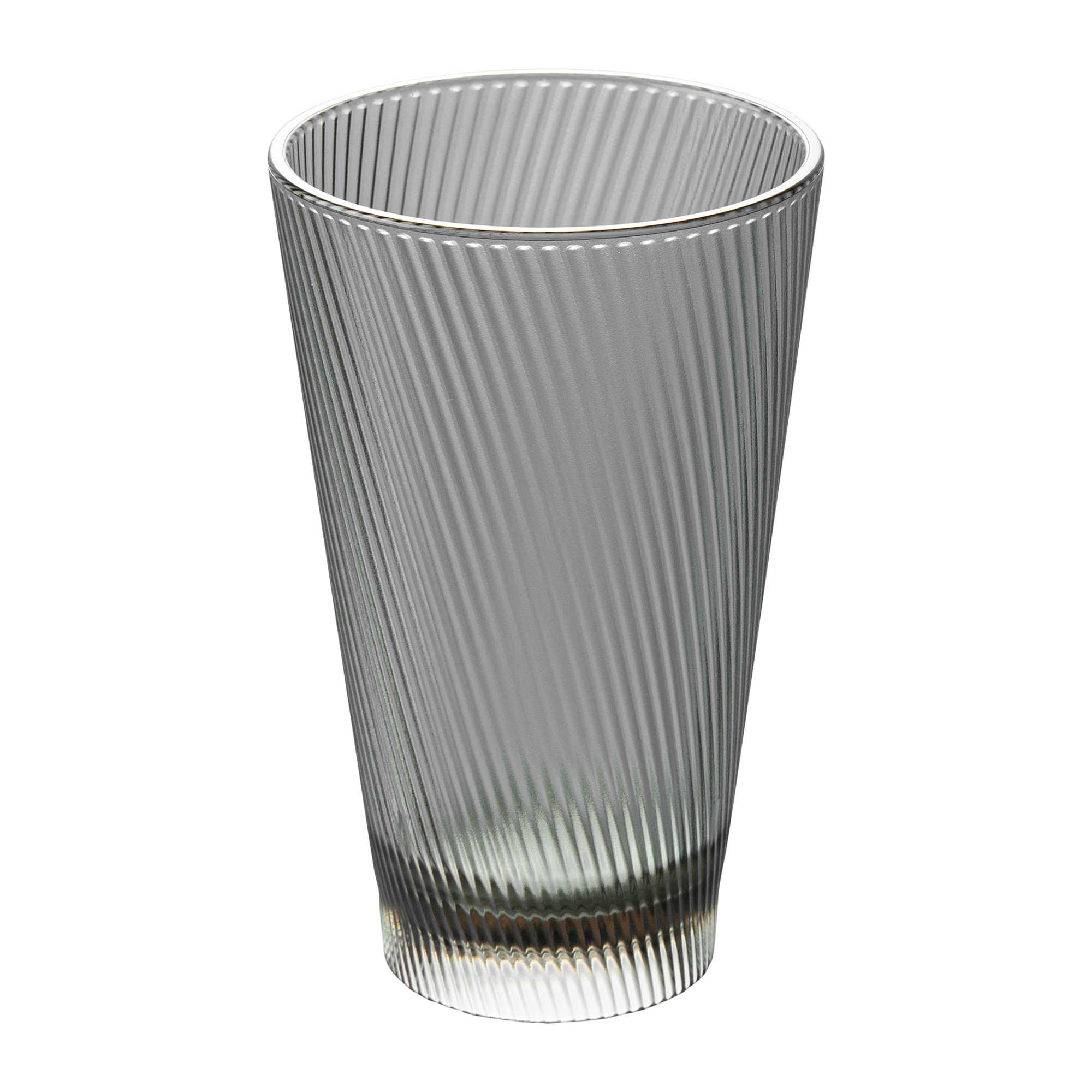 Bev Tek 14 oz Gray SAN Plastic Tumbler - 48 count box