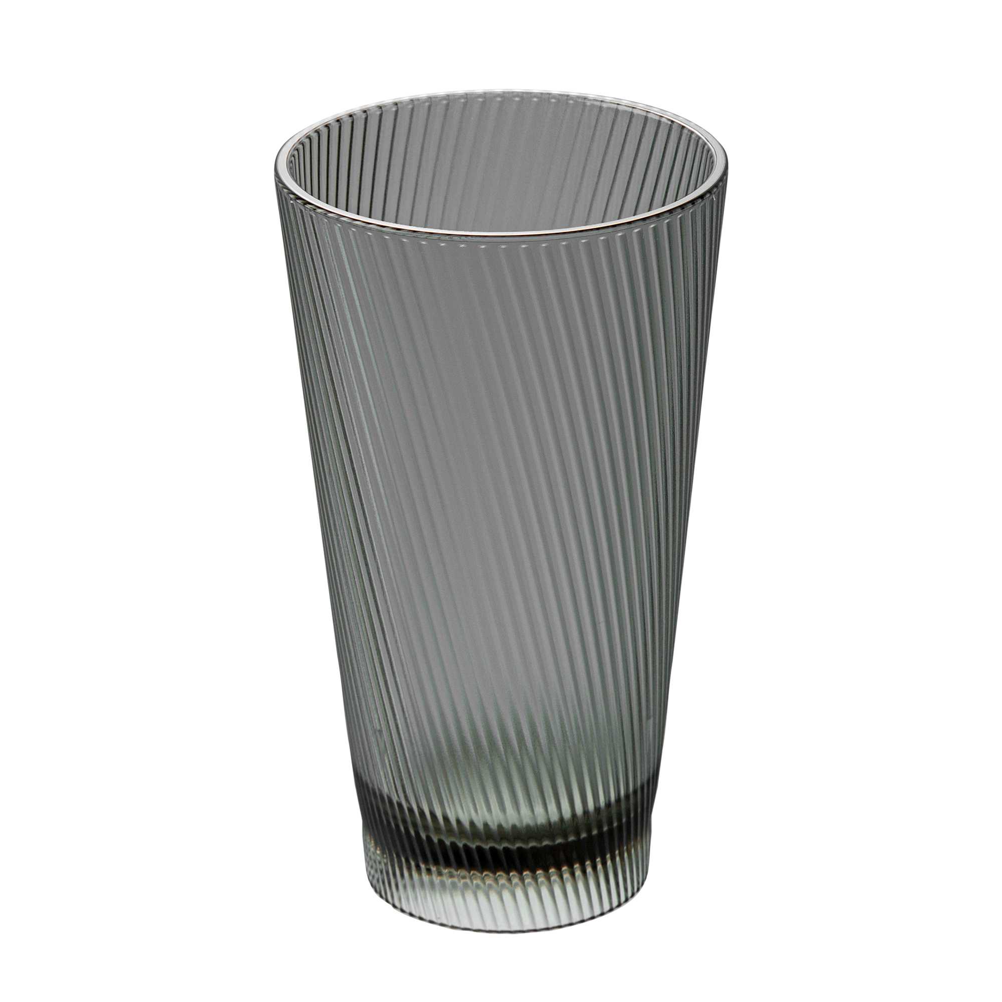 Bev Tek 16 oz Gray SAN Plastic Tumbler - 48 count box