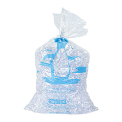 Bag Tek 8 Lb Clear Plastic Ice Bag - with Ice Print - 1000 count box