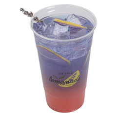 Visage 24 oz Clear PET Lemonade Cup - 1000 count box