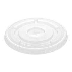 Visage Clear Plastic Flat Lid - Fits 32 oz Cold Cup - 50 count box
