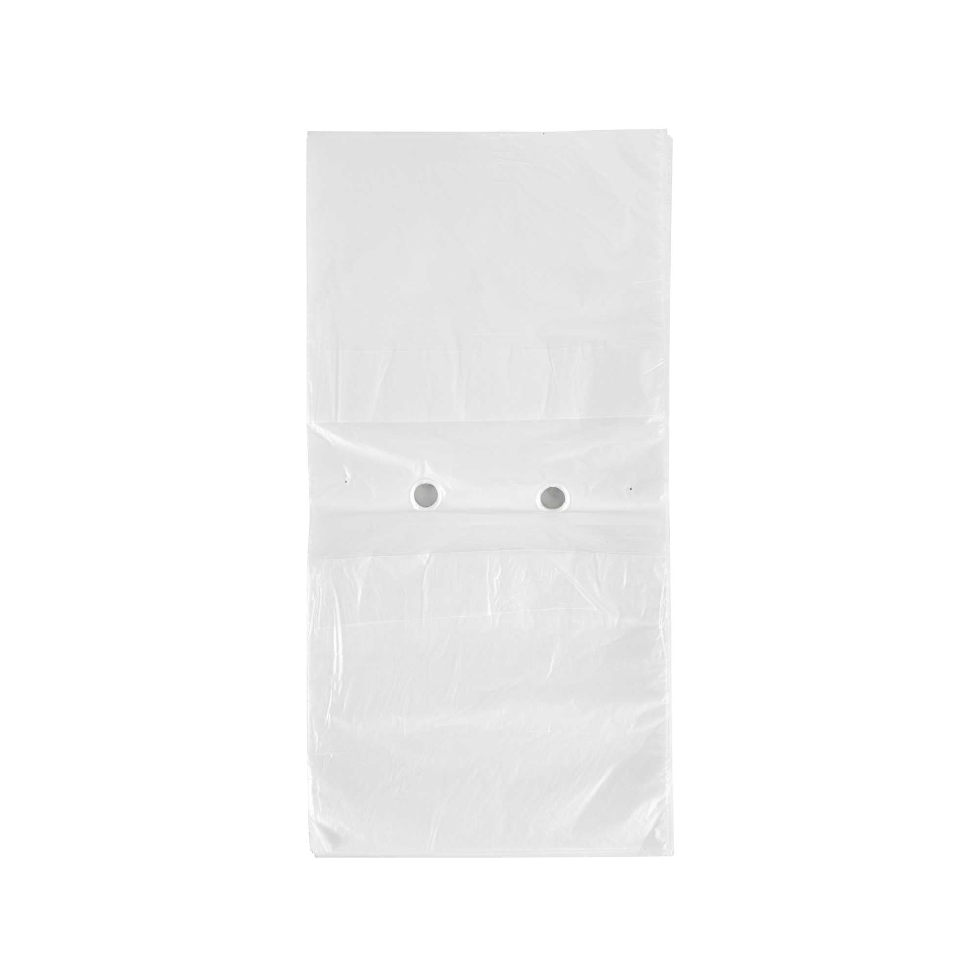 Bag Tek Plastic Unprinted Deli Saddle Bag - with Flip Top - 8 1/2" x 8 1/2" - 200 count box