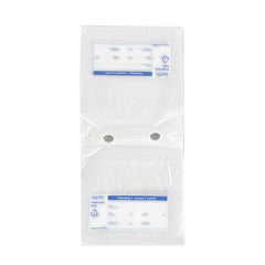 Bag Tek Clear and Blue Plastic Day Of The Week Monday Portion Bag - Trilingual - 6 1/2