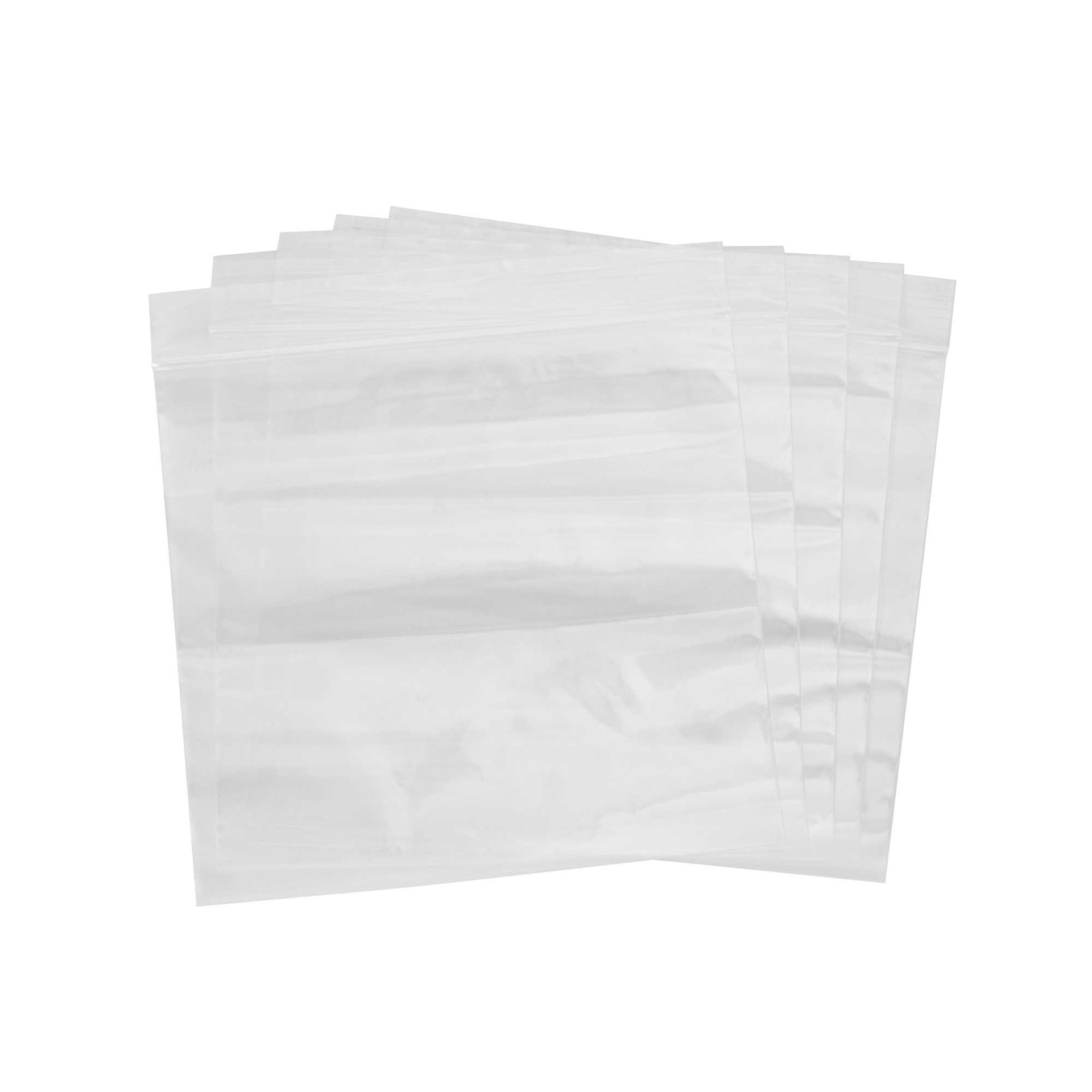 Heat Tek 2 Mil Clear LDPE Zip Top Bag - 6" x 6" - 2000 count box