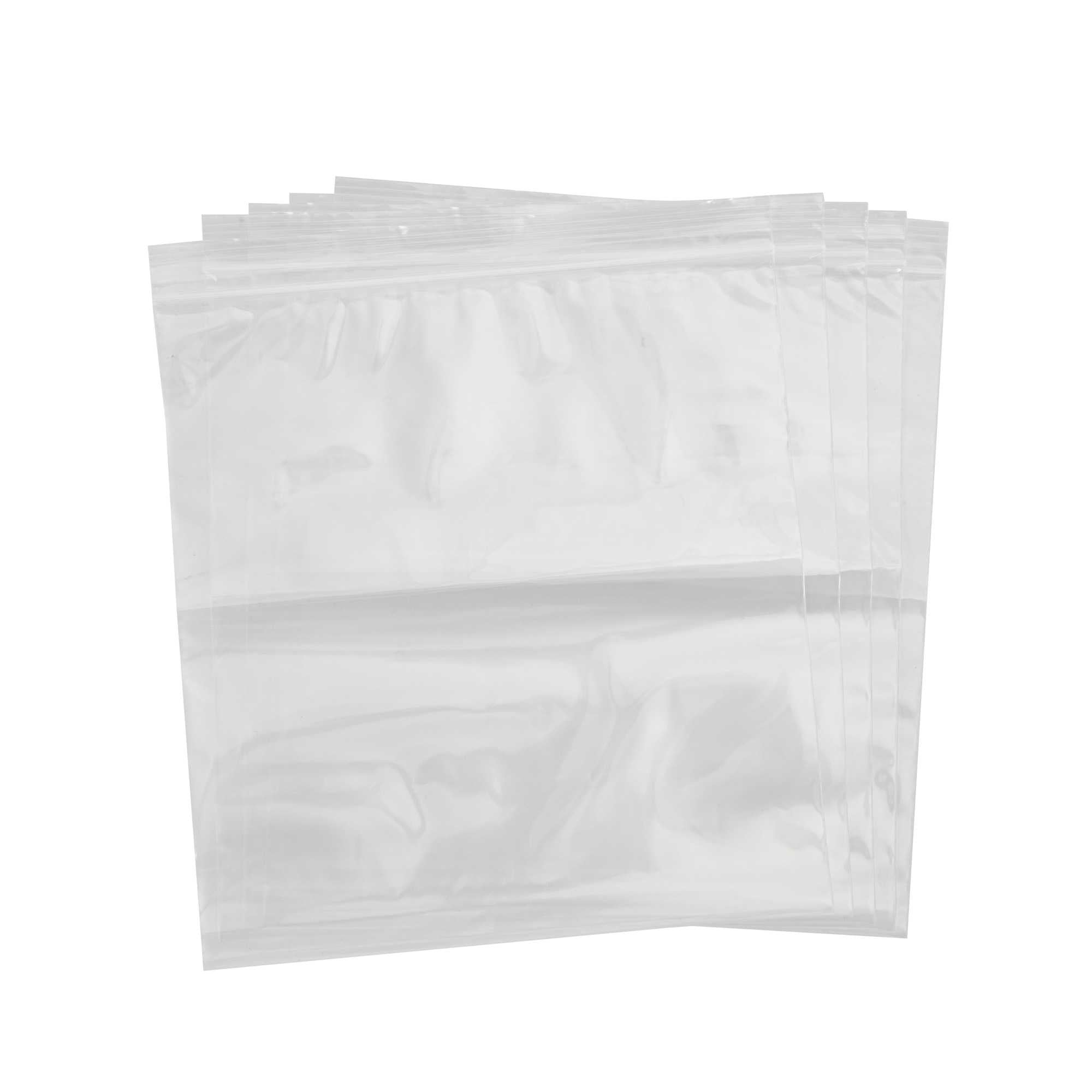 Heat Tek 2 Mil Clear LDPE Zip Top Bag - 7" x 8" - 2000 count box