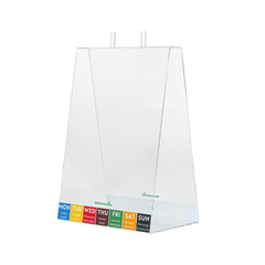 Bag Tek Clear Acrylic Portion Bag Dispenser - 9 1/4