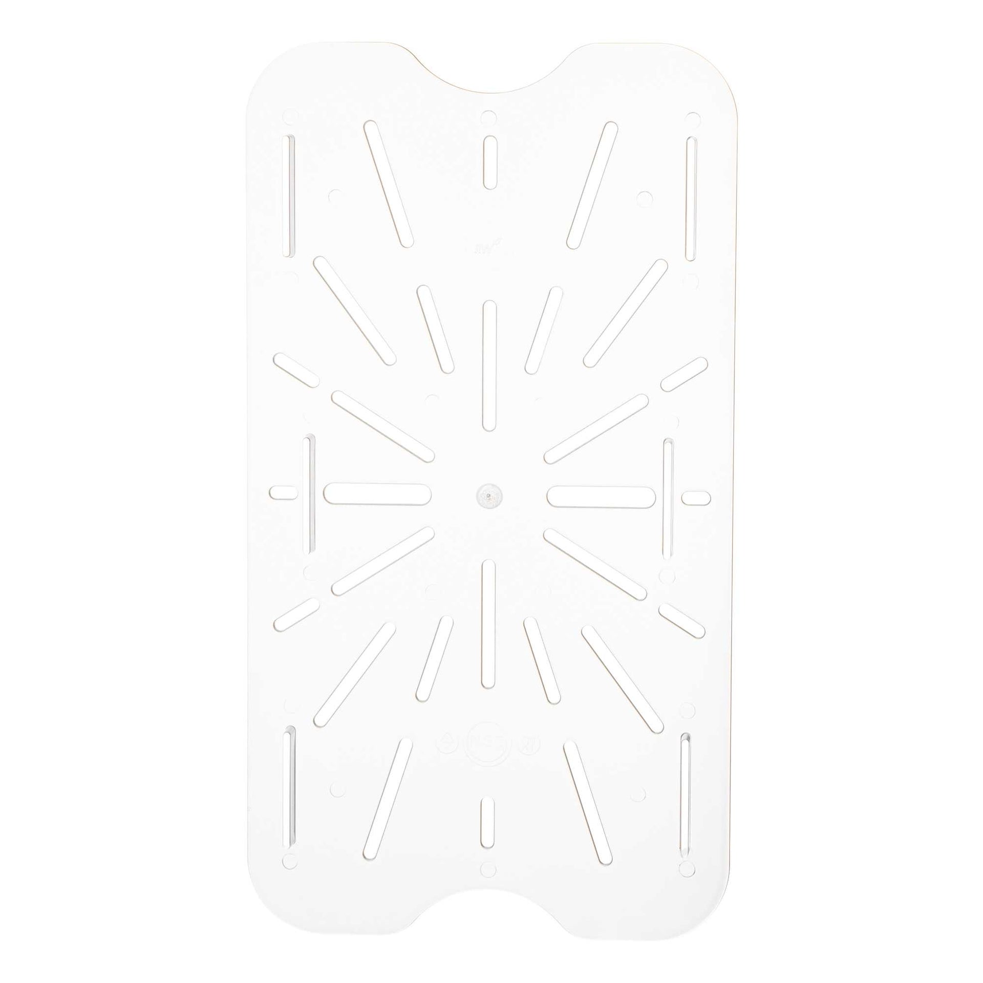 Met Lux Full Size Clear Polycarbonate Drain Tray - 1 count box