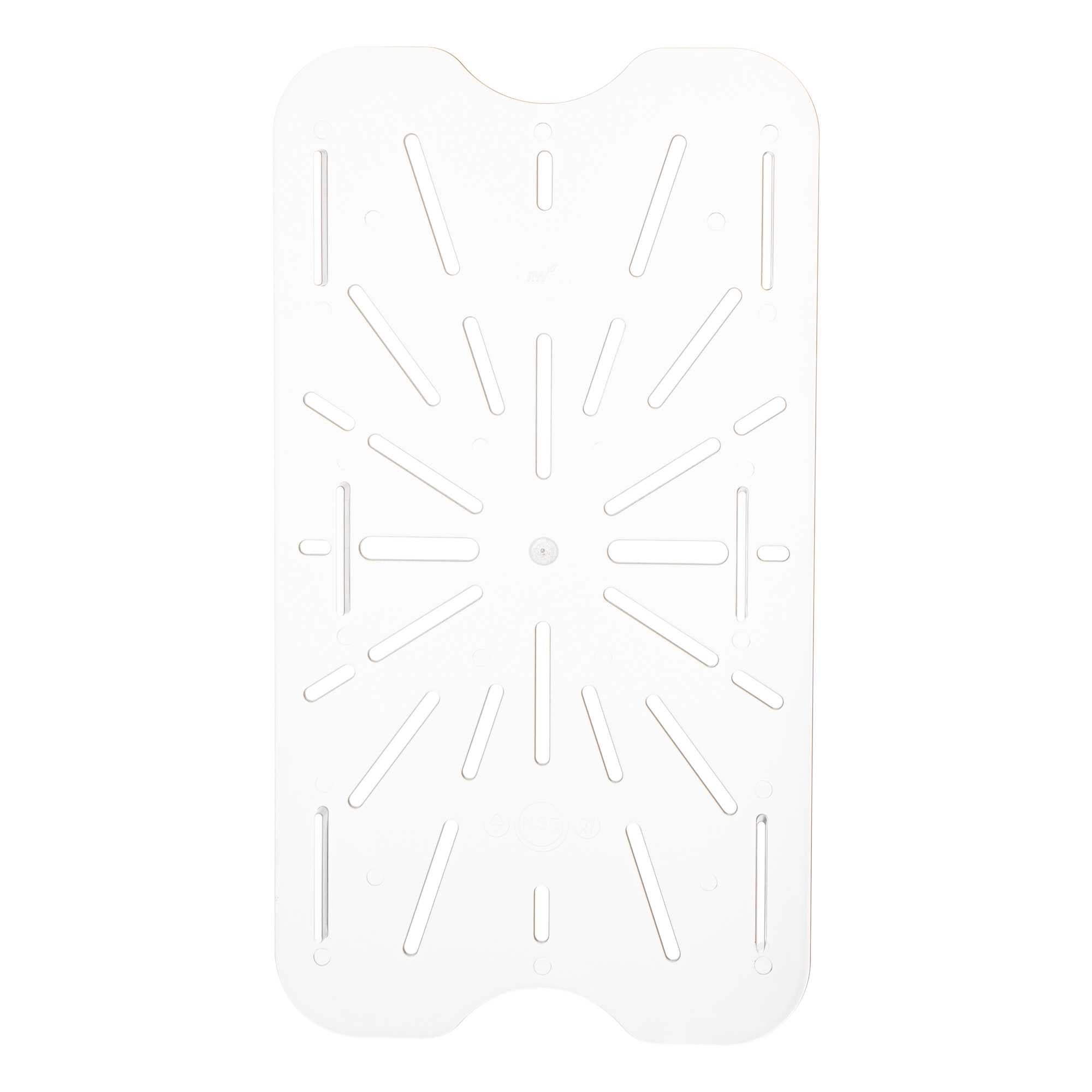 Met Lux Full Size Clear Polycarbonate Drain Tray - 1 count box