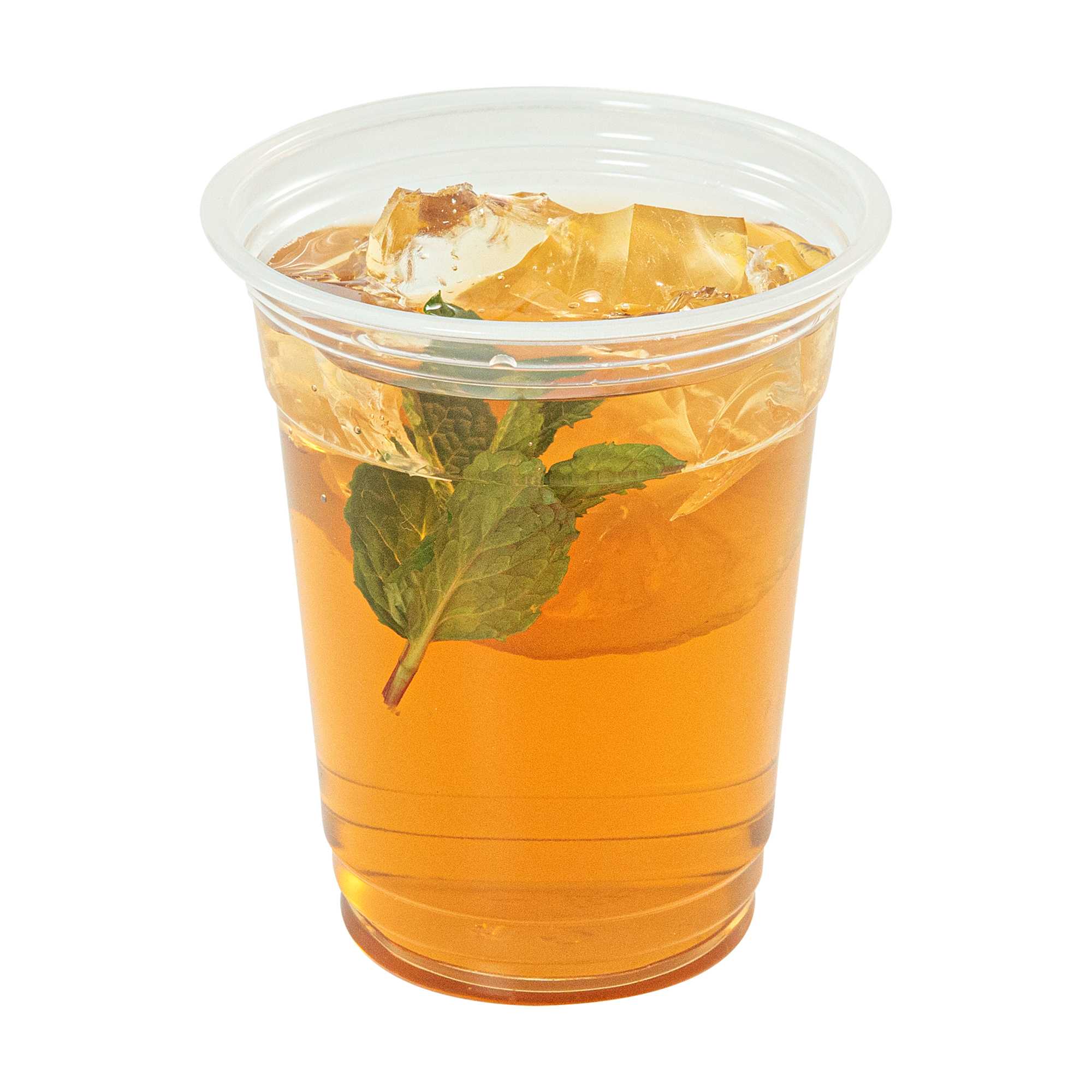 Chef 101 12 oz Clear Plastic Cold Cup - 3 1/2" x 3 1/2" x 4 1/4" - 1000 count box
