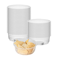 SustainaLite 8 oz Clear Plastic To Go Deli Container - 3 1/2