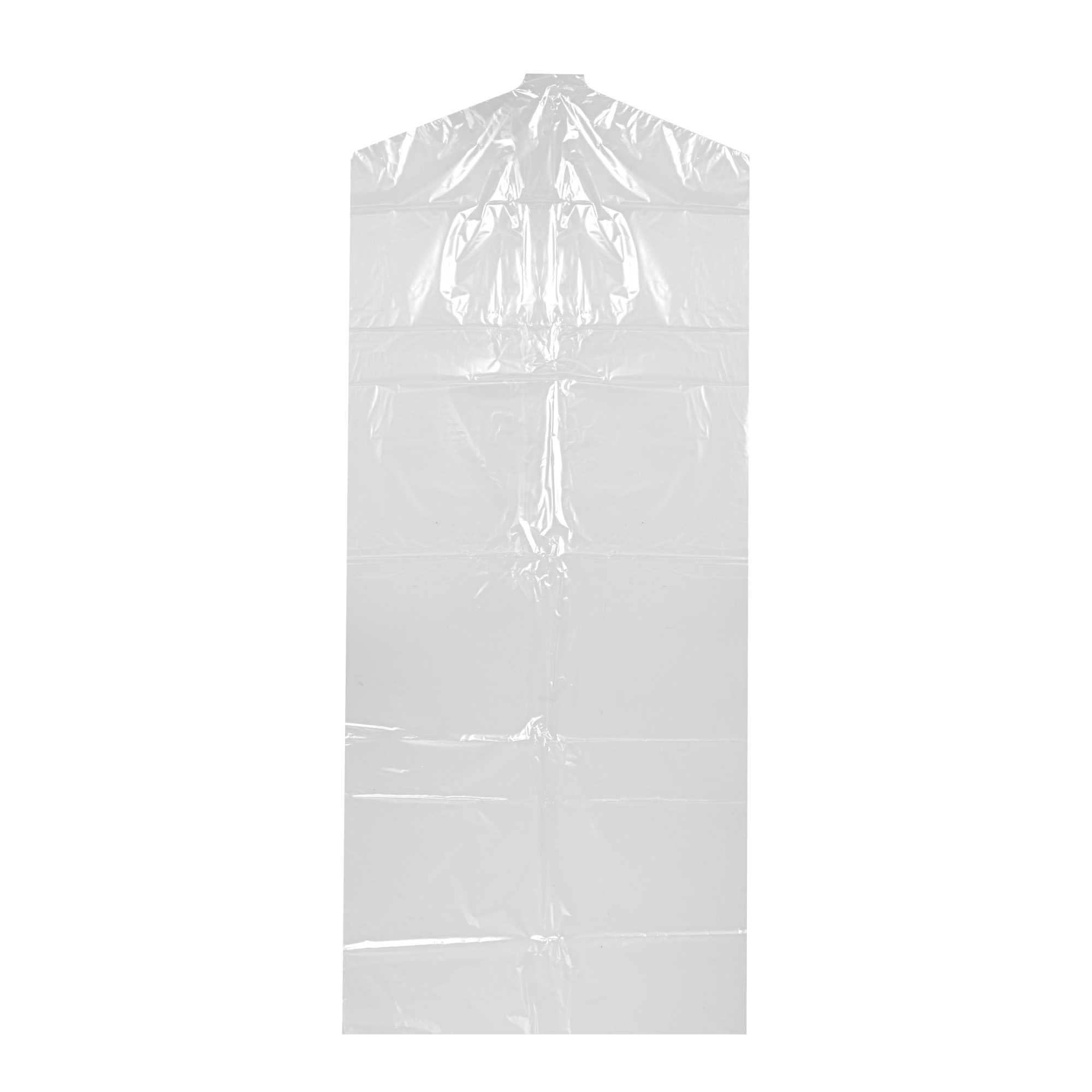 Bag Tek Clear Plastic Garment Bag - 24" x 59" - 20 count box
