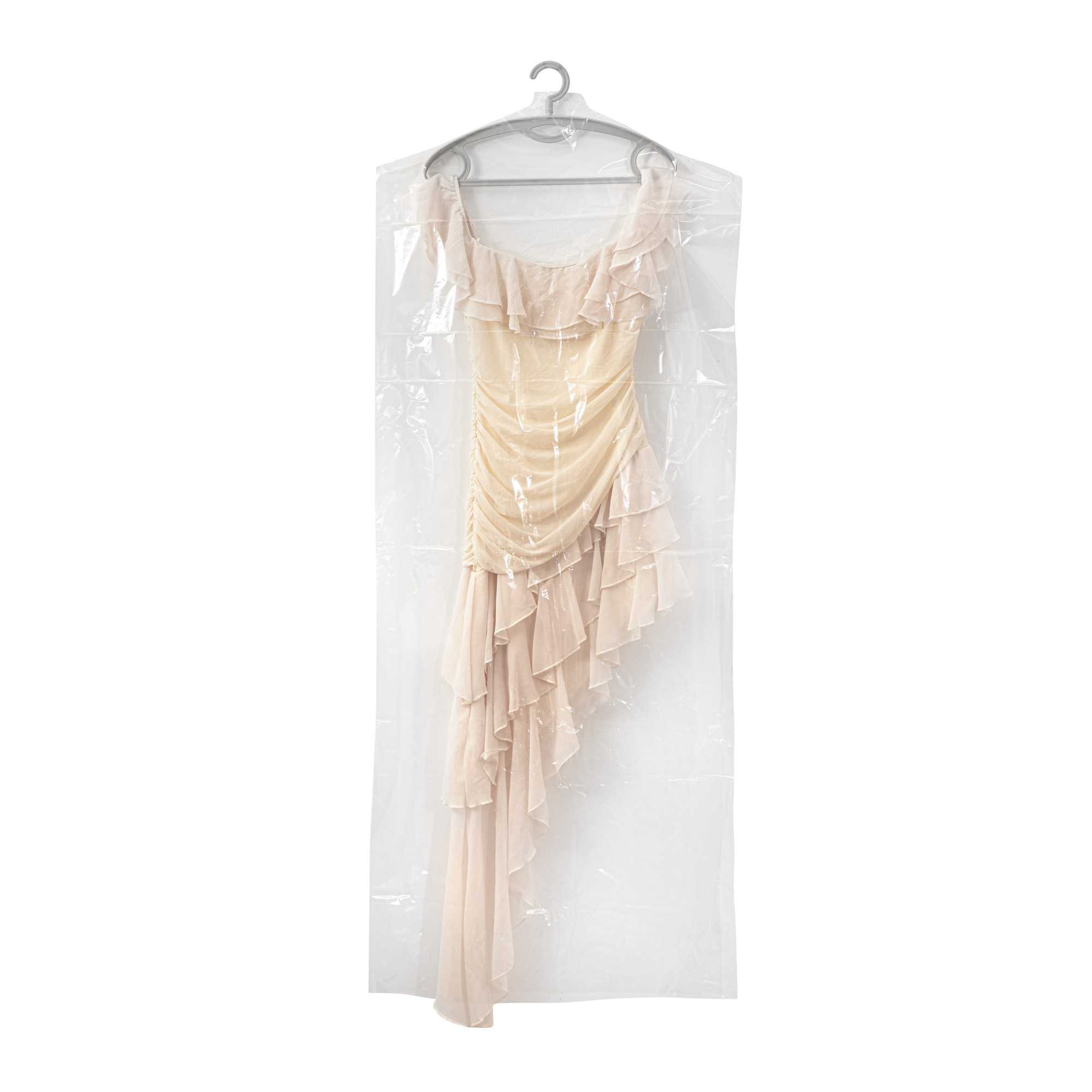 Bag Tek Clear Plastic Garment Bag - 24" x 59" - 500 count box