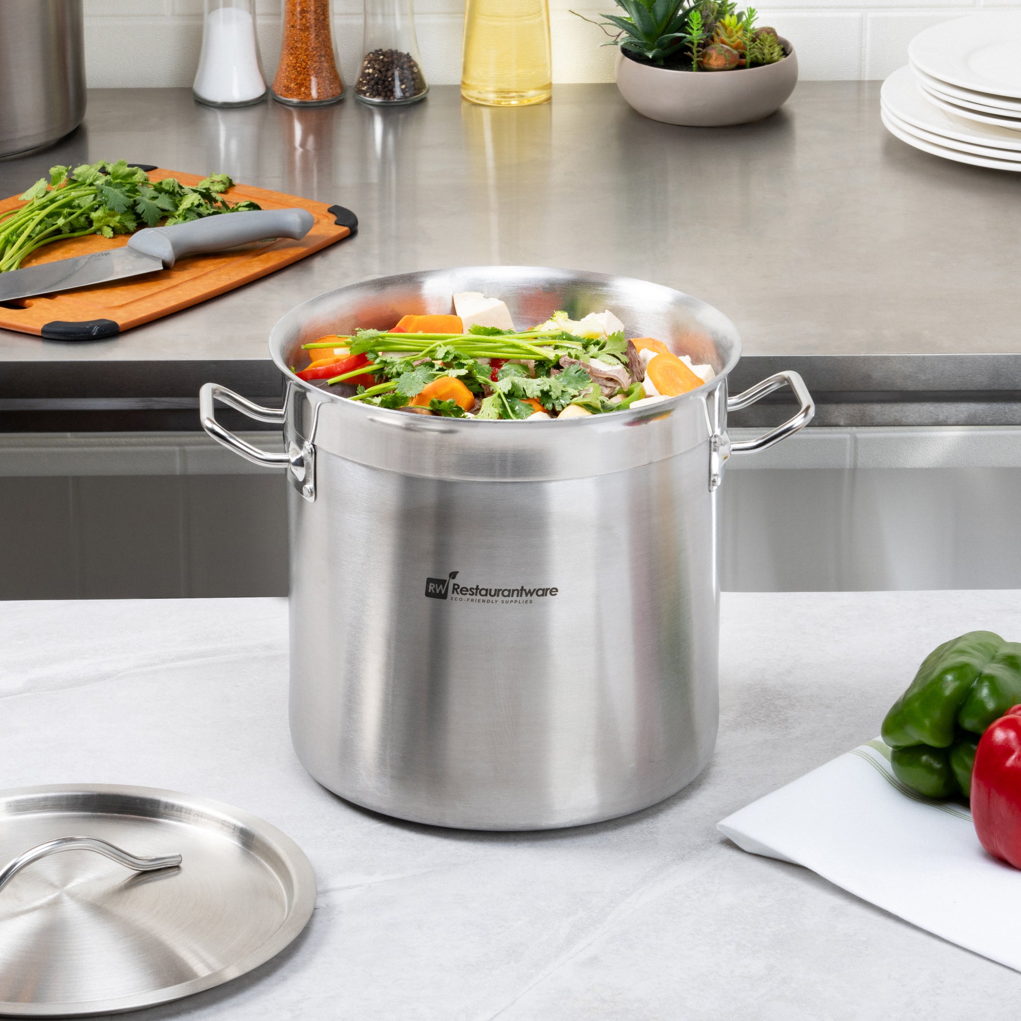Met Lux 13.5 qt Stainless Steel Stock Pot - Induction Ready - 1 count box