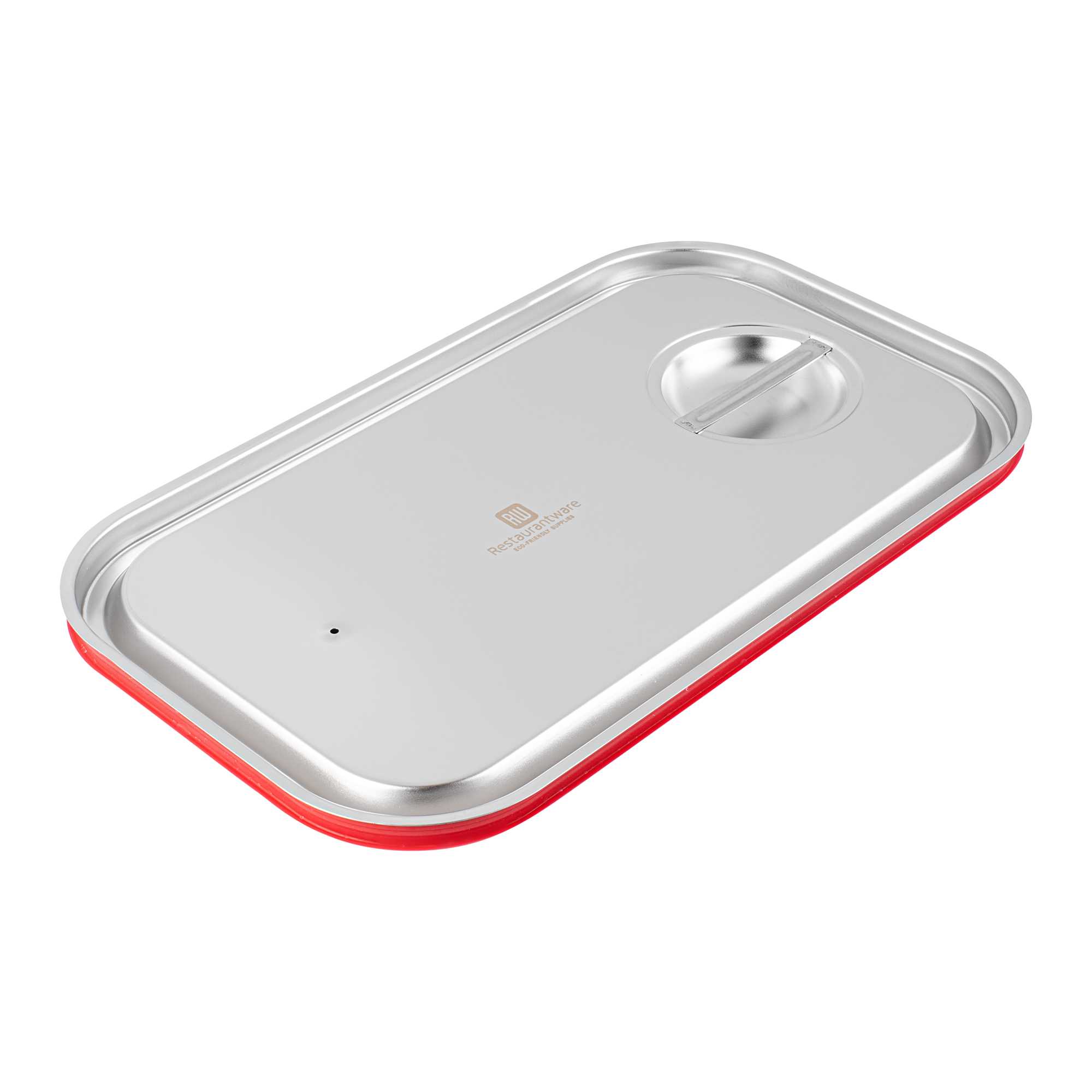 Met Lux Rectangle Stainless Steel Travel Lid - Fits Full Size Steam Table Pan - 1 count box