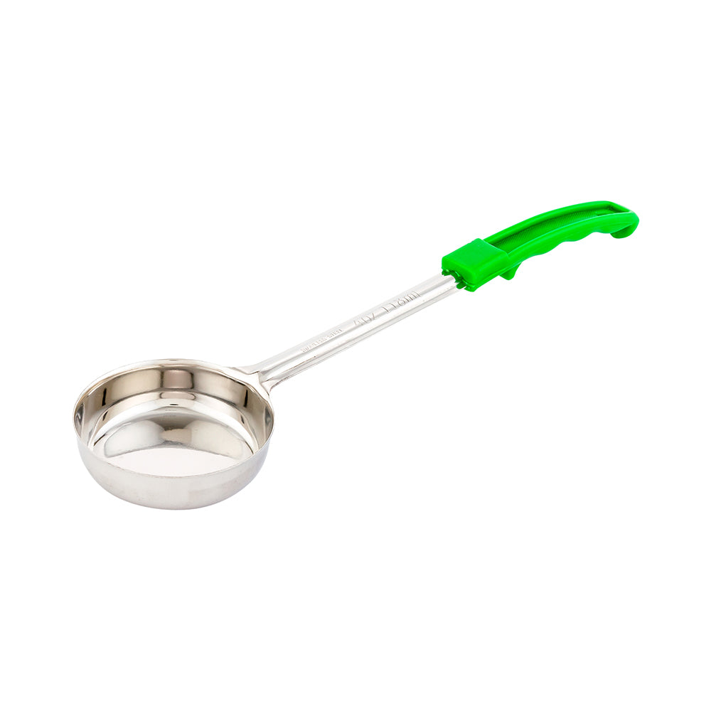 Met Lux 4 oz Stainless Steel Spoodle - Solid, with Green Handle - 1 ...
