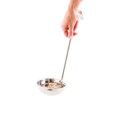 Met Lux 12 oz Stainless Steel Serving Ladle - One-Piece - 1 count box