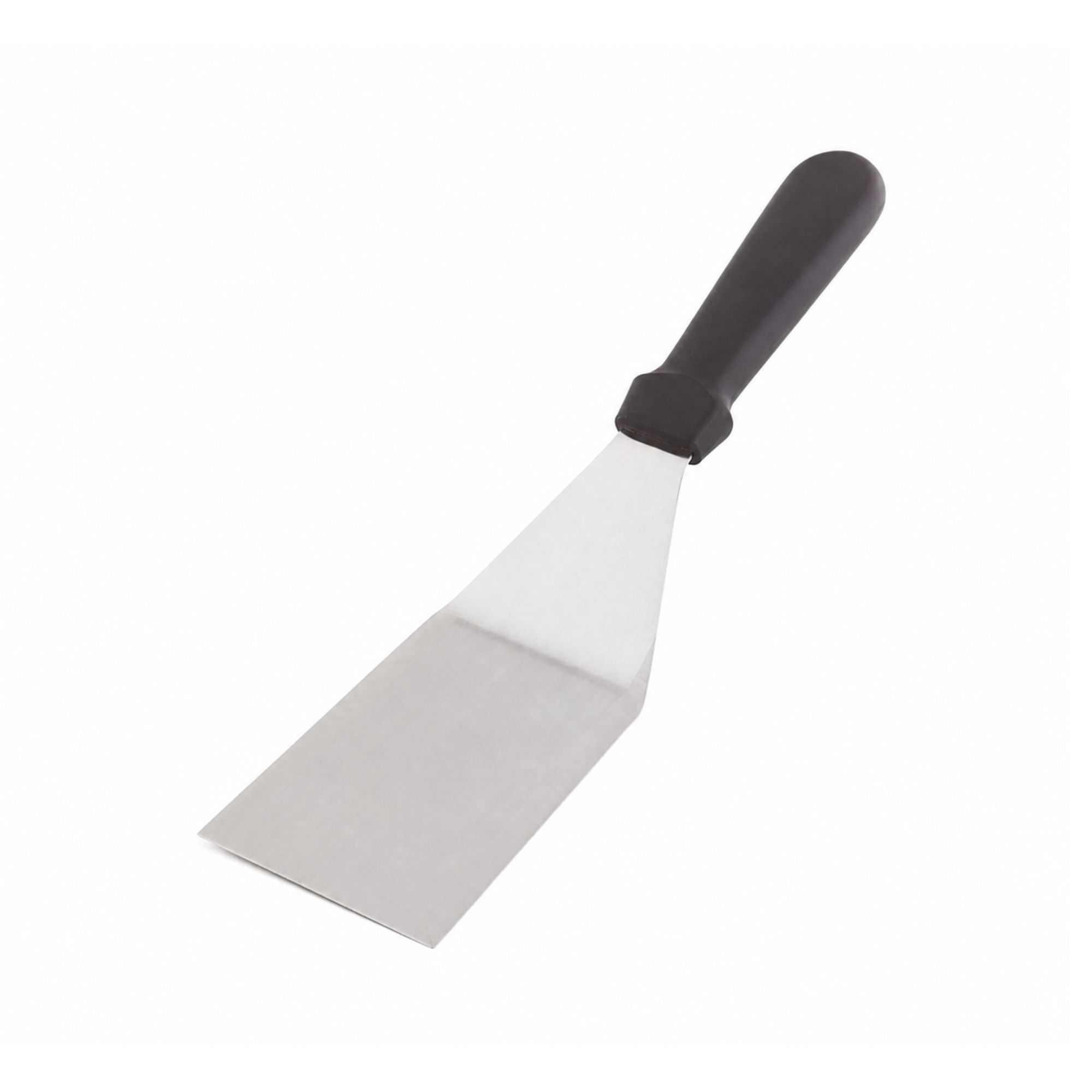 Met Lux Stainless Steel Griddle Scraper - with Plastic Handle - 11 3/4" - 1 count box