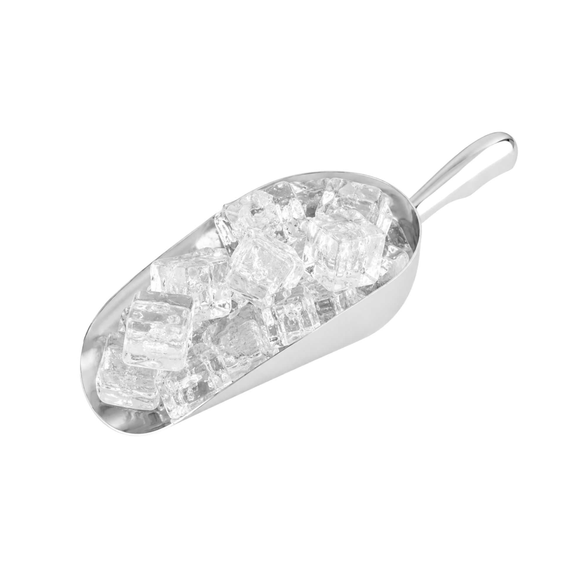 Met Lux 24 oz Stainless Steel Ice Scoop - Round Bottom - 10 1/2" x 4" x 2 3/4" - 1 count box