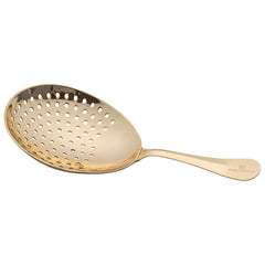 Bar Lux Gold-Plated Stainless Steel Julep Strainer - 6 1/2