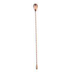 Bar Lux Copper-Plated Stainless Steel Belicoso Barspoon - 16