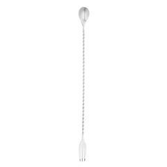 Bar Lux Stainless Steel Trident Barspoon - 16