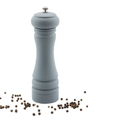 Classic French Gray Wood Pepper Mill - Soft Touch - 2 1/4