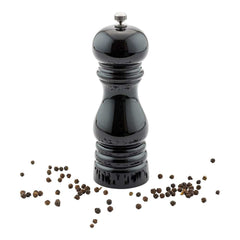 Chef 101 Classic French Black Wood Pepper Mill - High Gloss - 2