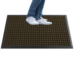 Comfy Feet Brown Heavy-Duty Carpet Floor Mat - Waffle, heavy-duty - 60