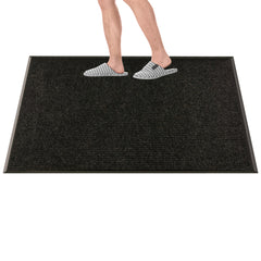 Comfy Feet Black Carpet Floor Mat - Ribbed - 60