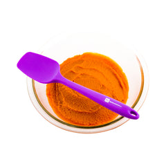 Purple Silicone Spatula - Spoon-Shaped - 10 1/2